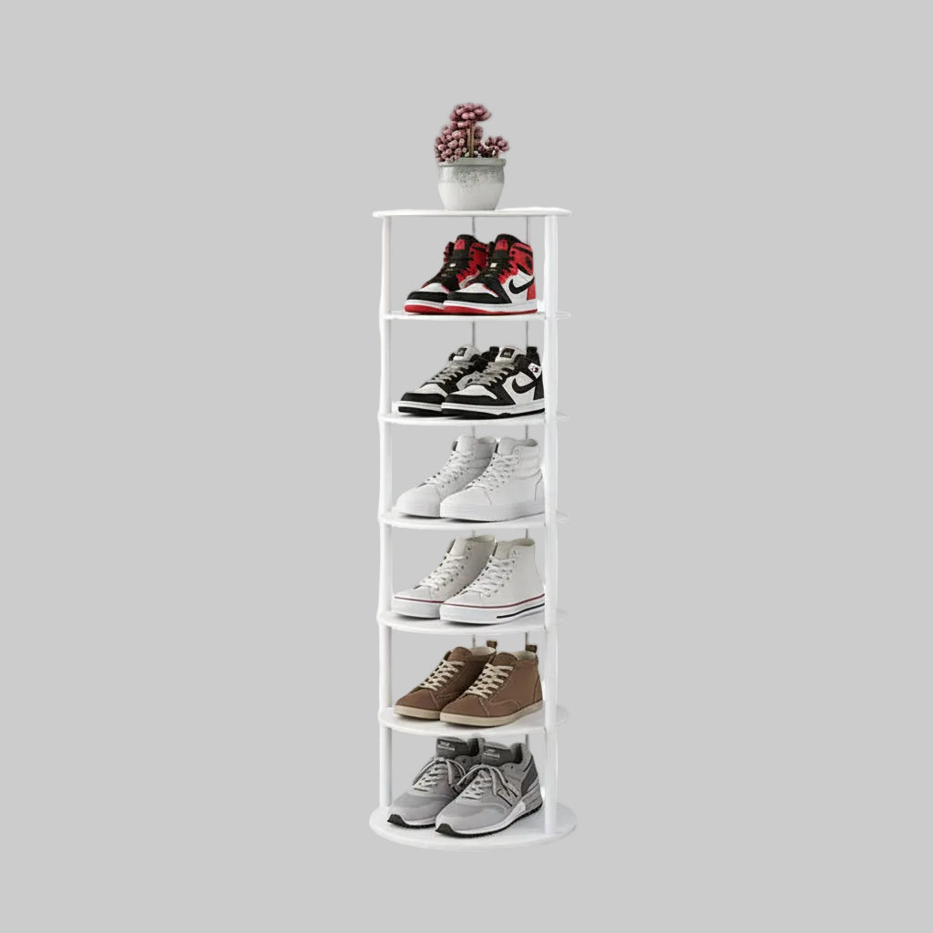 Shoe Rack Vertical Storage Metal Organizer Entryway Closet