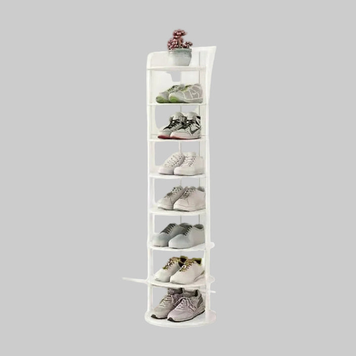 Shoe Rack Vertical Storage Metal Organizer Entryway Closet