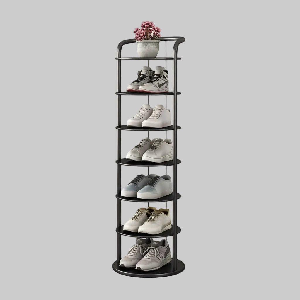 Shoe Rack Vertical Storage Metal Organizer Entryway Closet