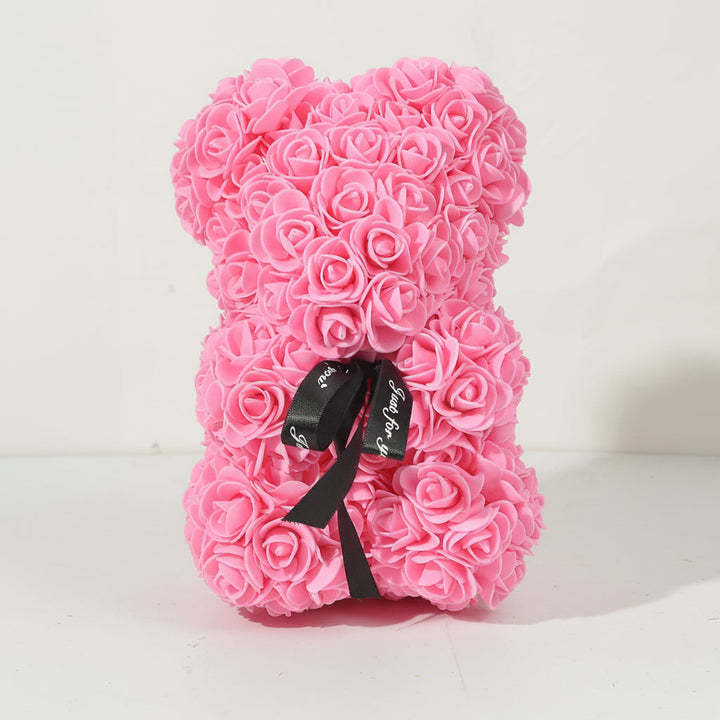 Artificial Flower Rose Bear Foam Valentine’s Gift