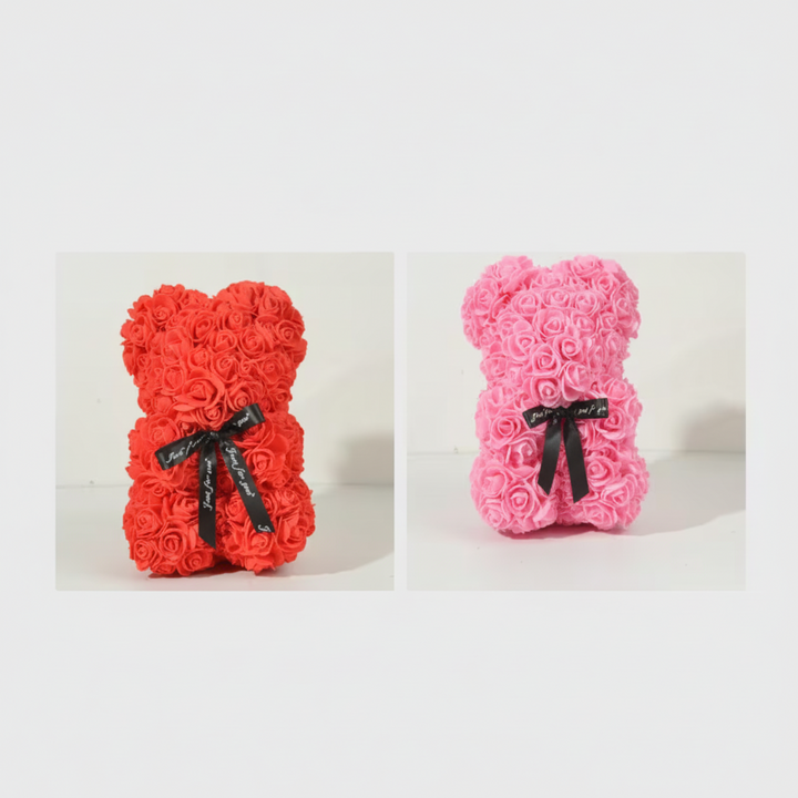 Artificial Flower Rose Bear Foam Valentine’s Gift