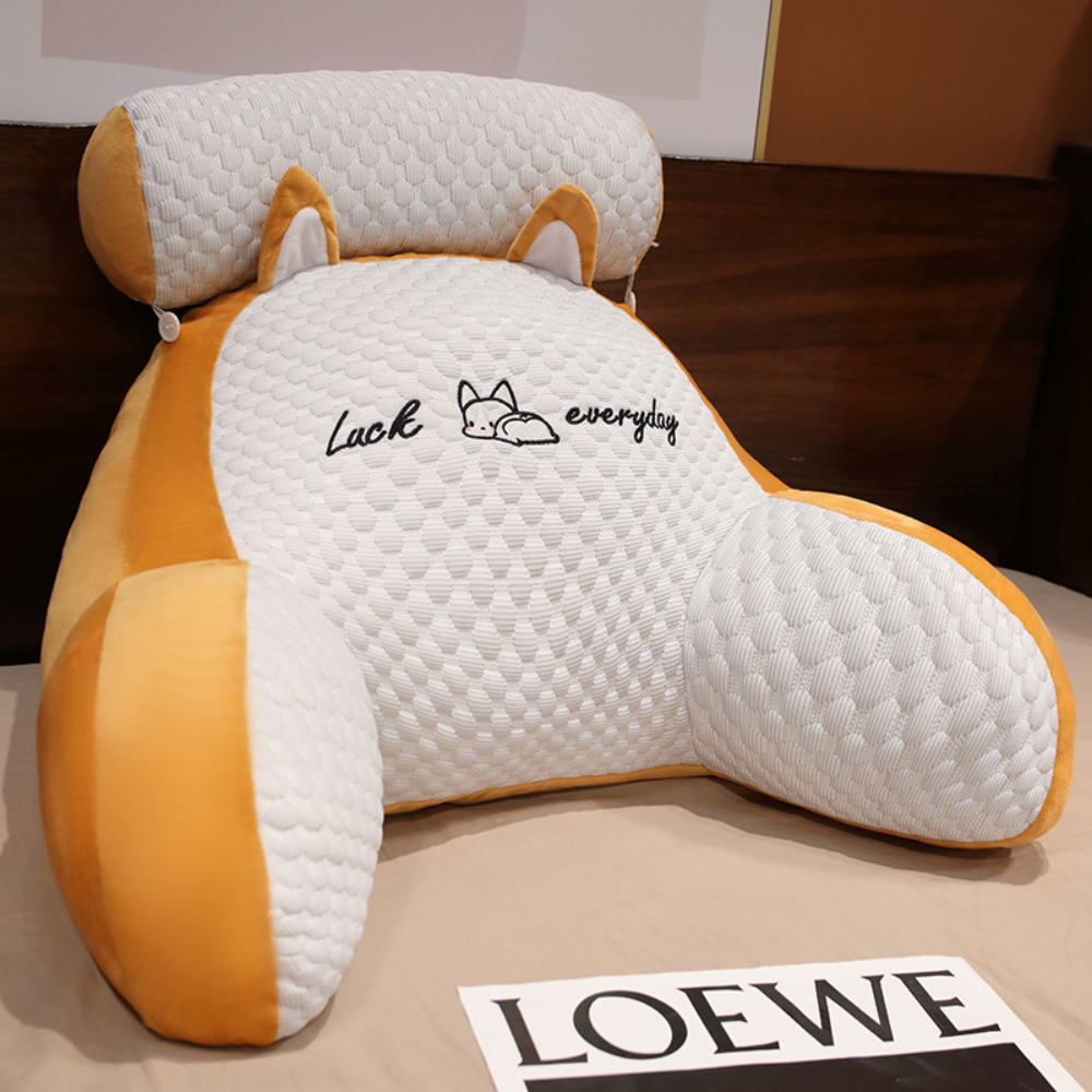 Reading Pillow Large Memory Foam Backrest Arm Support
