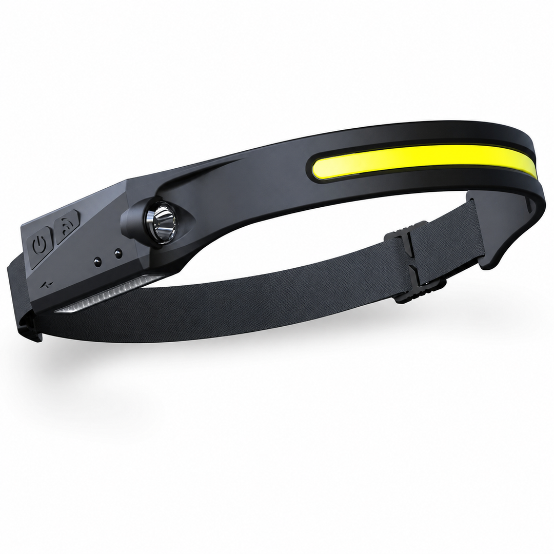 Rechargeable Headlamp LED Adjustable Strap Lightweight