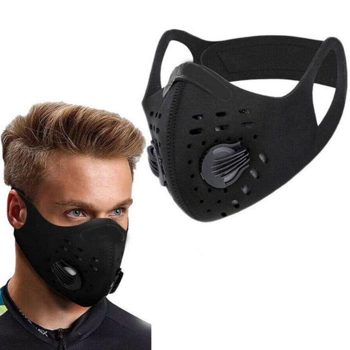 Face Mask Reusable Ventilation Filter Active Outdoor Protection
