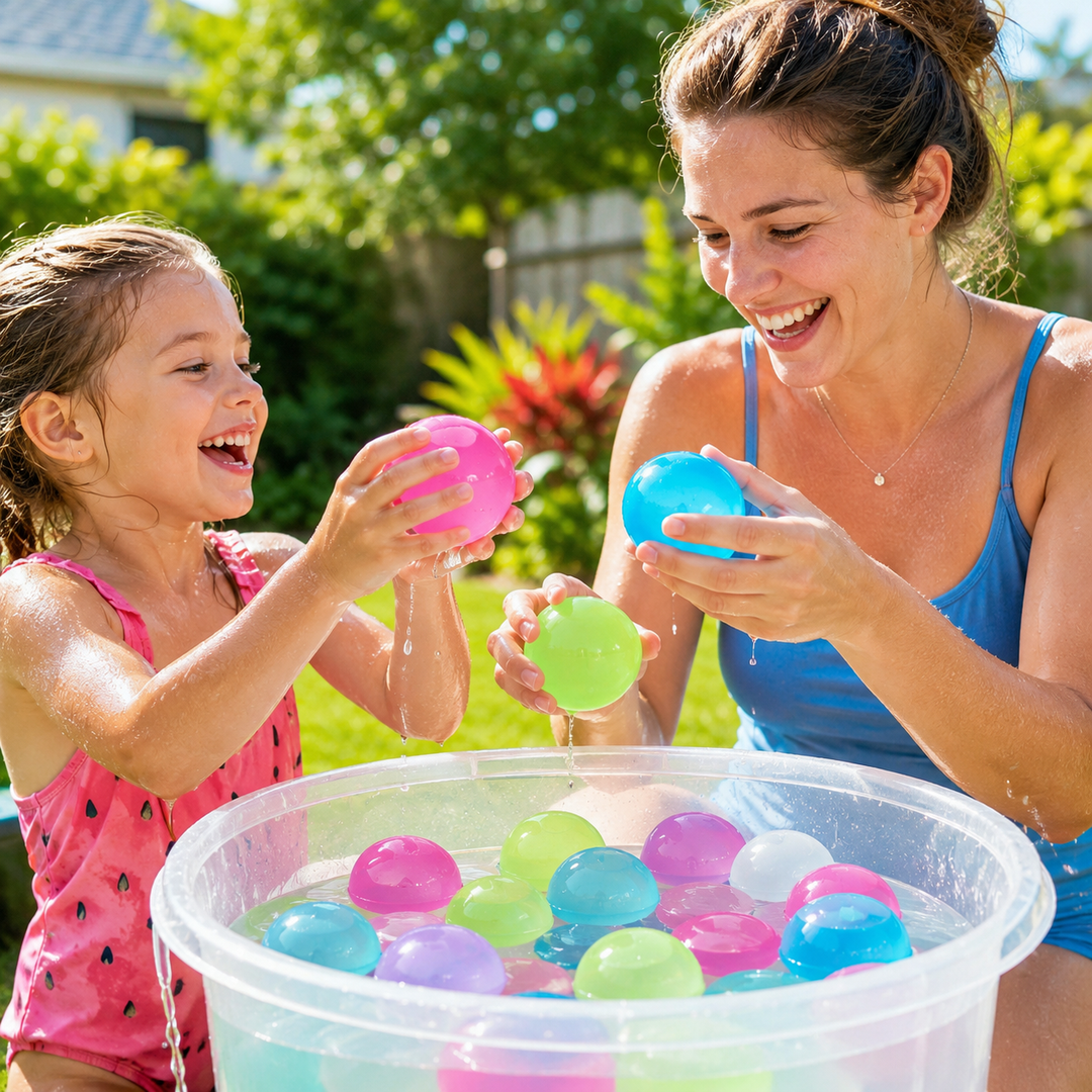 Reusable Water Balloons Fun Outdoor Play Water Games