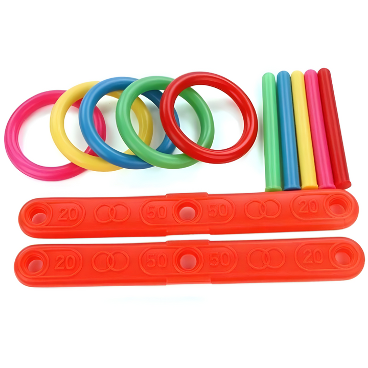 Ring Toss Outdoor Game Portable Family Party Set