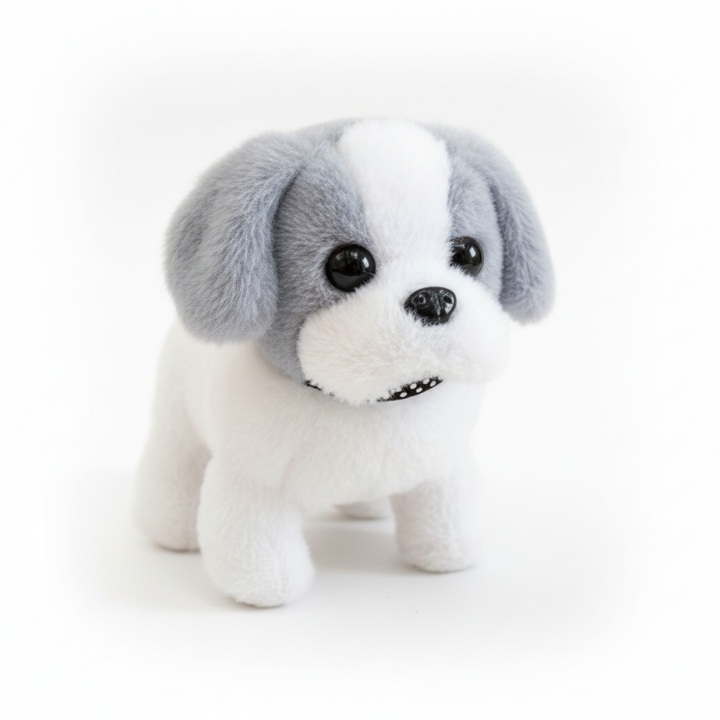 Robot Dog Toy Interactive Plush Puppy Motion Barking Figure
