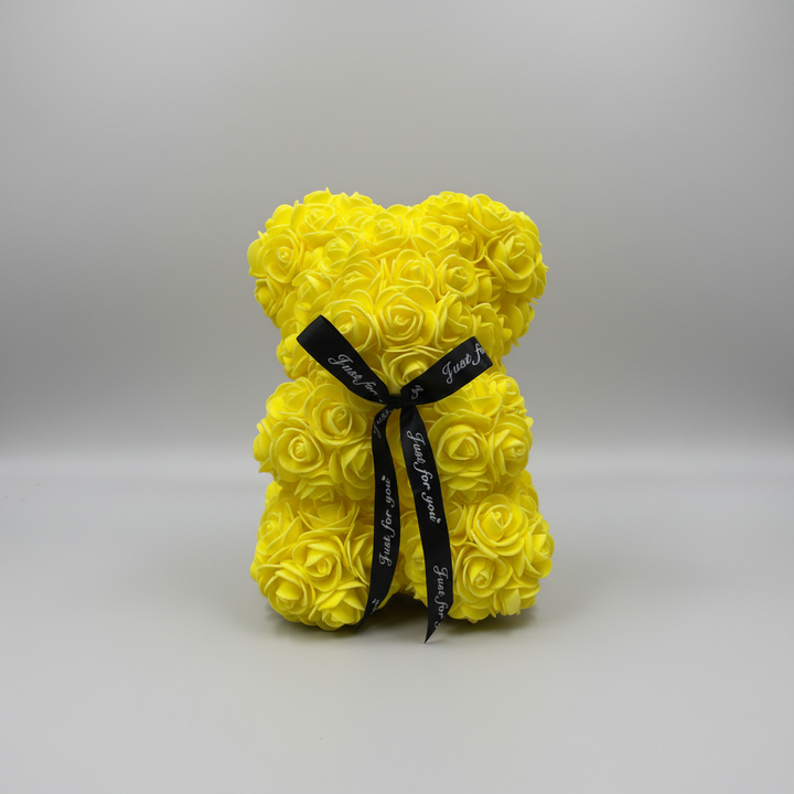 Rose Bear Mothers Day Gift Artificial Flower Teddy Decoration