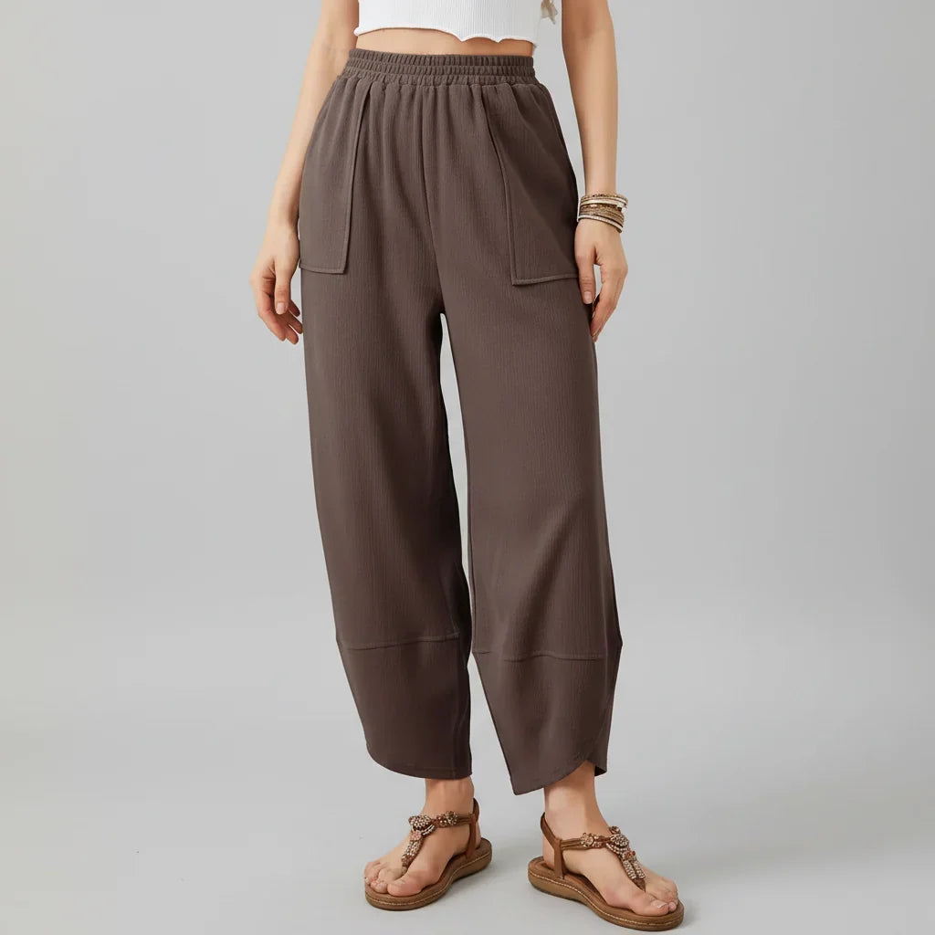 Women Pants Casual Loose Fit Straight Leg Lightweight Summer Pants
