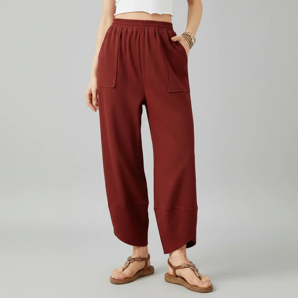 Women Pants Casual Loose Fit Straight Leg Lightweight Summer Pants