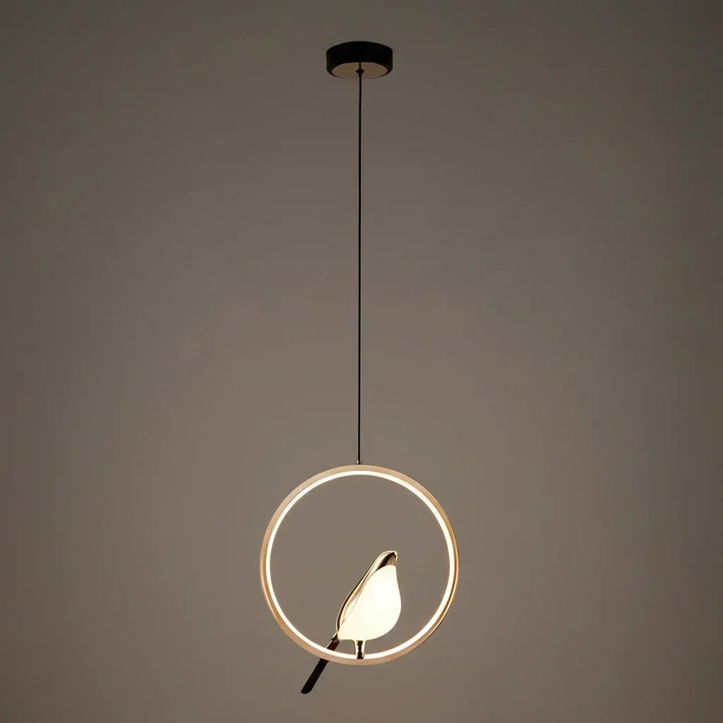 Magpie Pendant Light | Nordic LED Bird Design