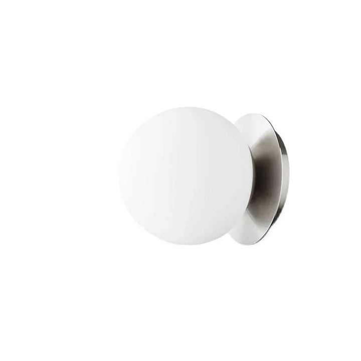Nordic Globe Glass Wall Lamp | Minimalist Modern Bathroom &amp; Bedroom Light