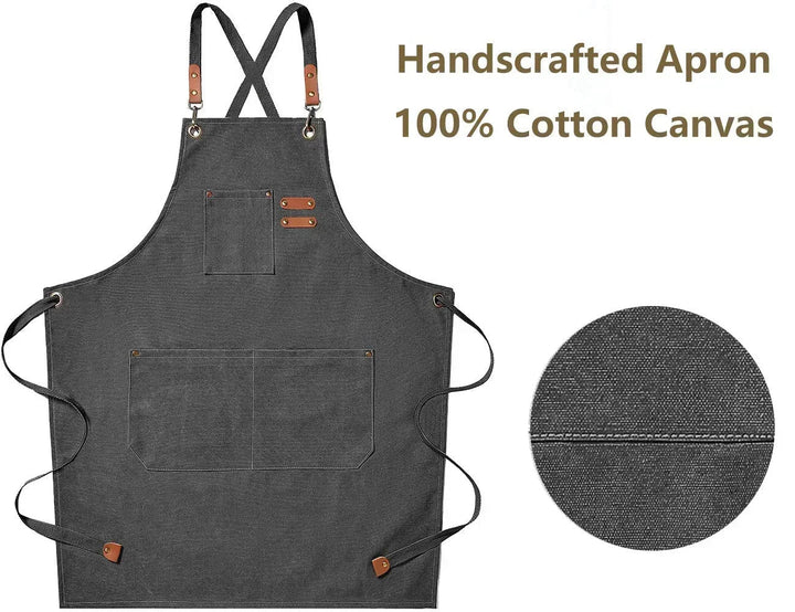 ProWear | Canvas Kitchen Apron | Unisex Chef &amp; Workwear