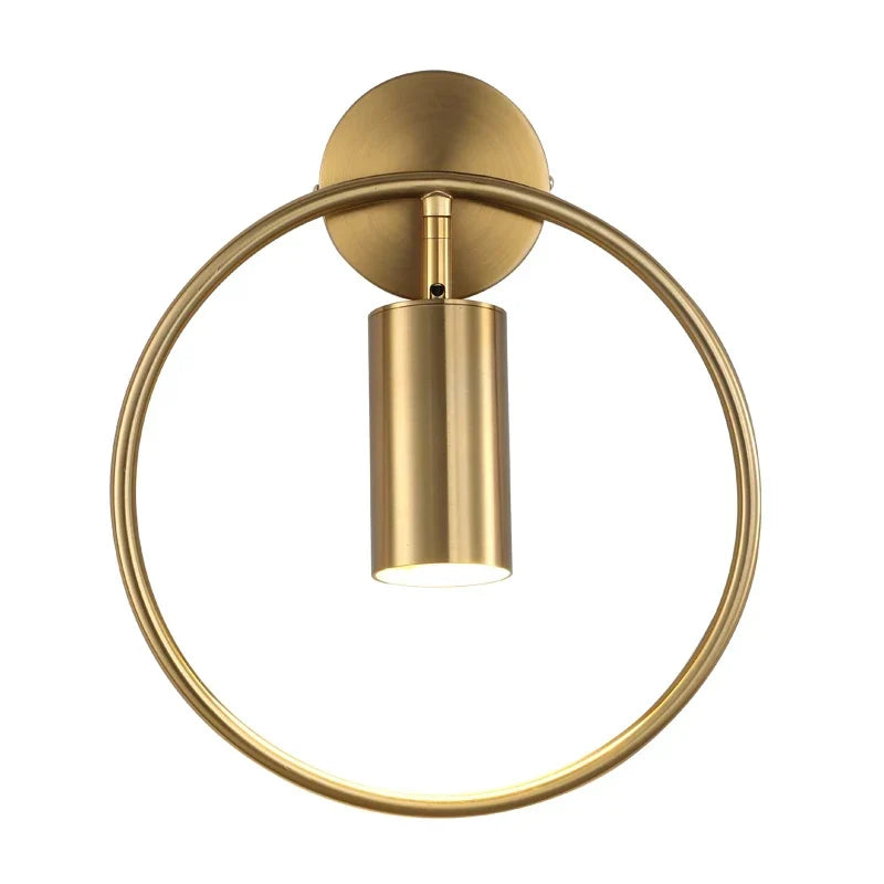 Halo Wall Light | Nordic Gold Minimalist Design