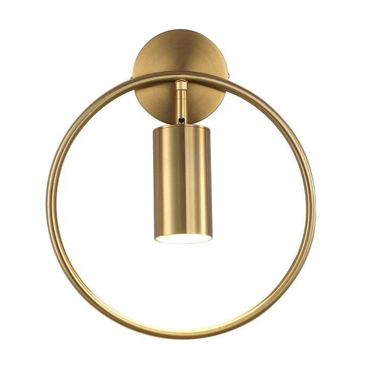 Halo Wall Light | Nordic Gold Minimalist Design