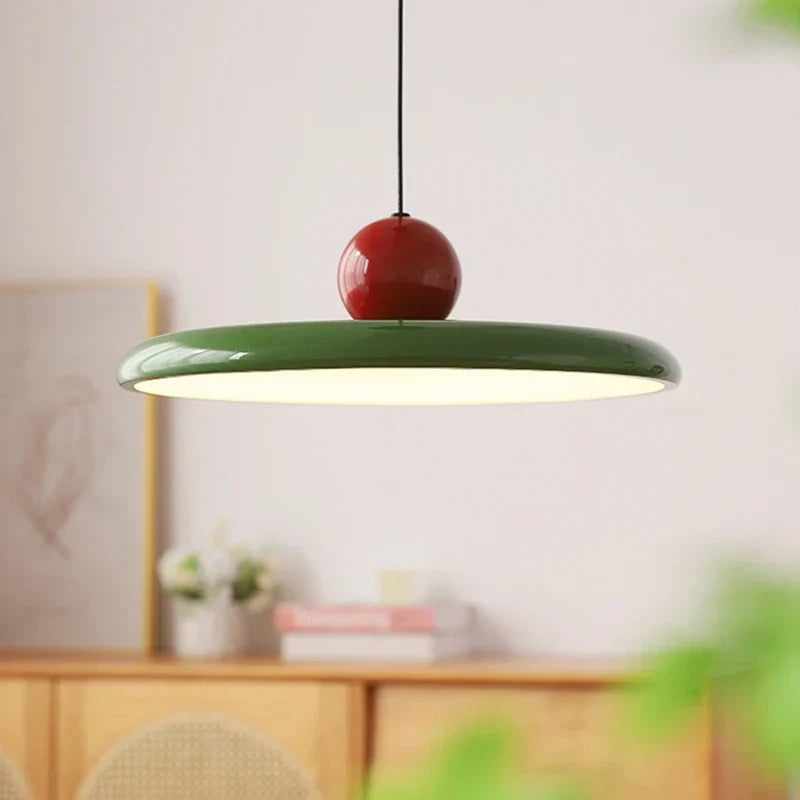 Nordic Flying Saucer Pendant Light | LED Cream-Style Ceiling Lamp