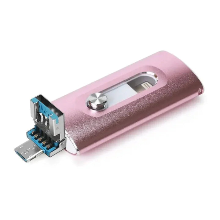 External Hard Drive Portable SSD 4 in 1 USB 3.0 OTG Flash Drive
