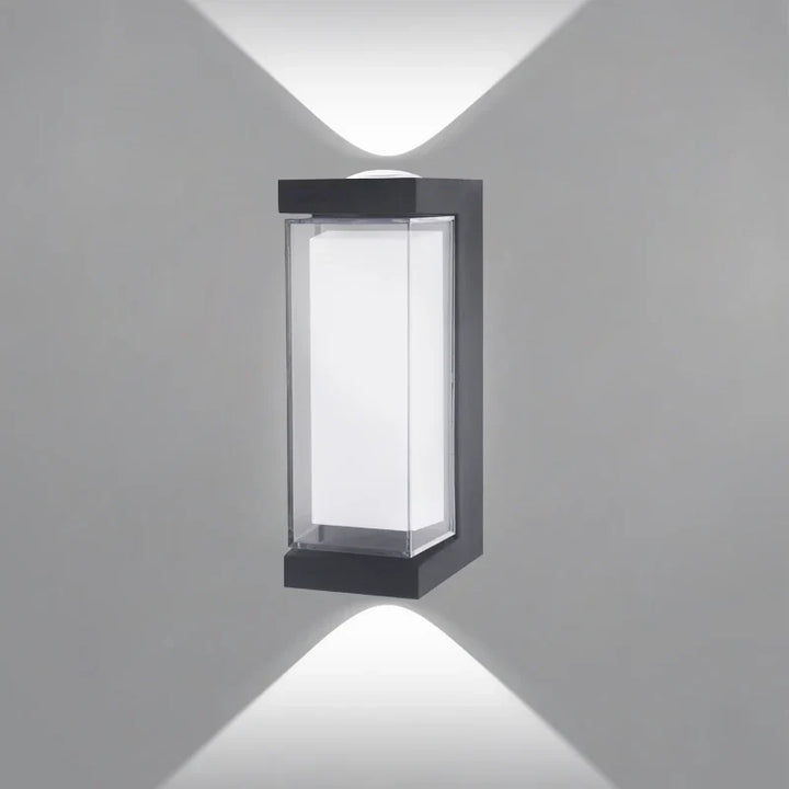 Modern LED Wall Light | Waterproof Up &amp; Down Outdoor Sconce