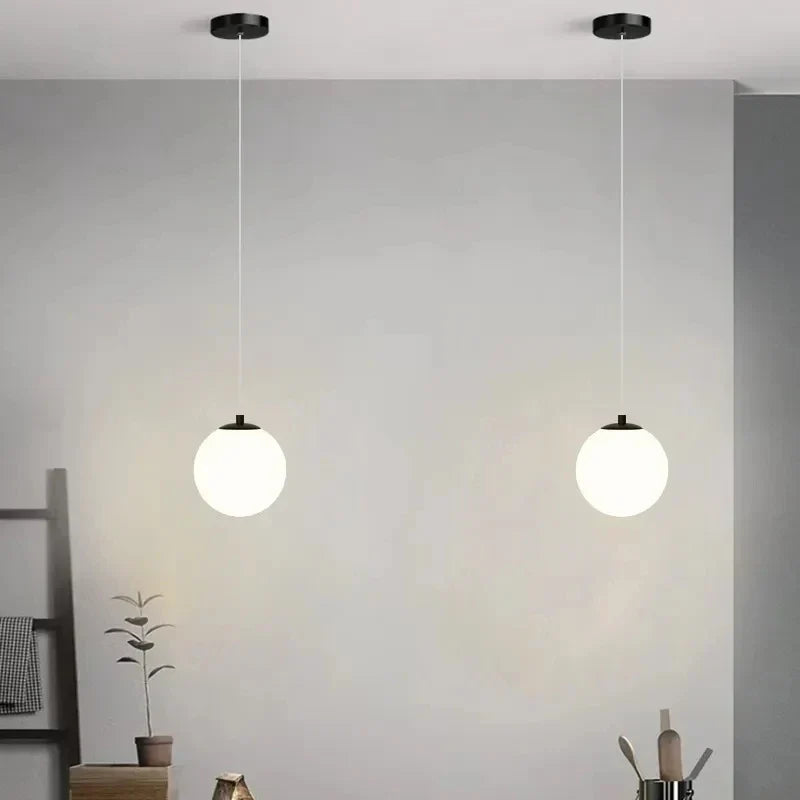 Luna Pendant Light | Nordic Modern Glass Globe Design