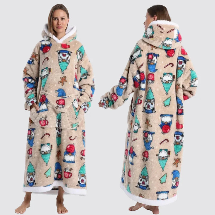 Blanket Hoodie Oversized Wearable Hooded Blanket Adult