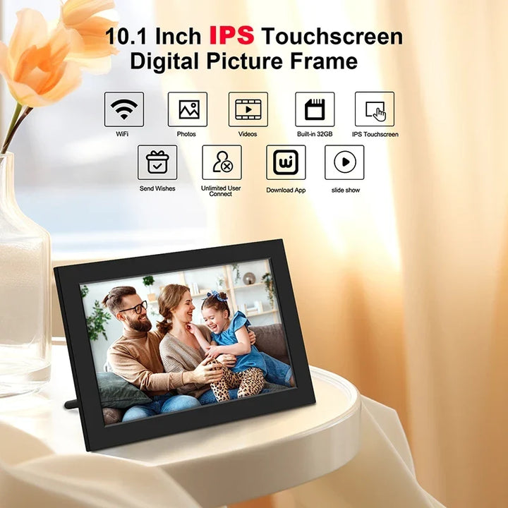 Memora | WiFi Digital Photo Frame | IPS HD Touch Screen, 32GB