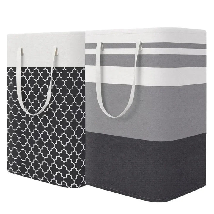 Lauva | 75L Waterproof Laundry Basket | Foldable Fabric Clothes Hamper with Handles