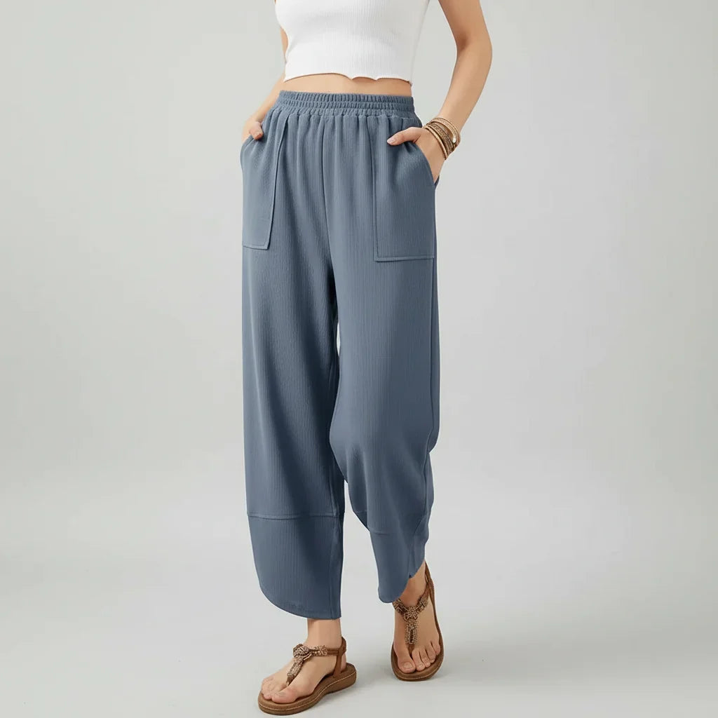 Women Pants Casual Loose Fit Straight Leg Lightweight Summer Pants