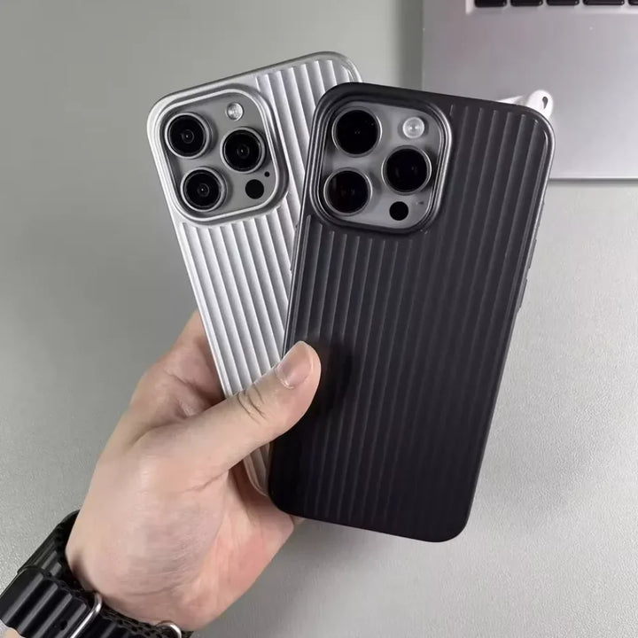 Phone Case Ribbed Hard Shell Protective Cover Design