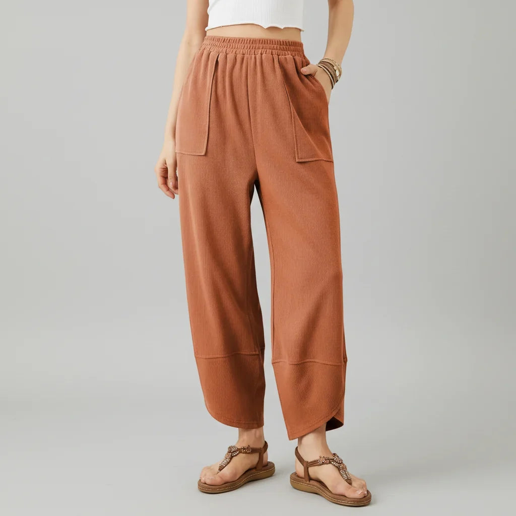 Women Pants Casual Loose Fit Straight Leg Lightweight Summer Pants