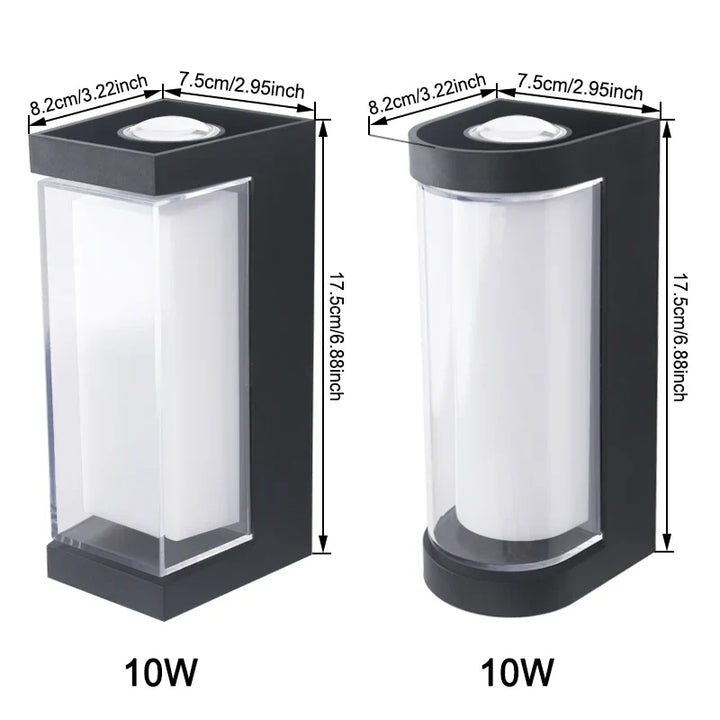 Modern LED Wall Light | Waterproof Up &amp; Down Outdoor Sconce