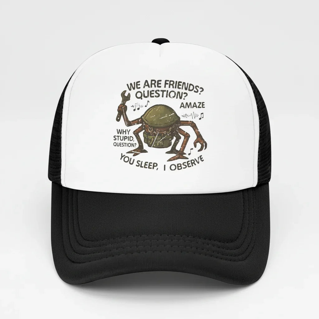 Baseball Cap Trucker Hat Mesh Adjustable Snapback Project Rocky