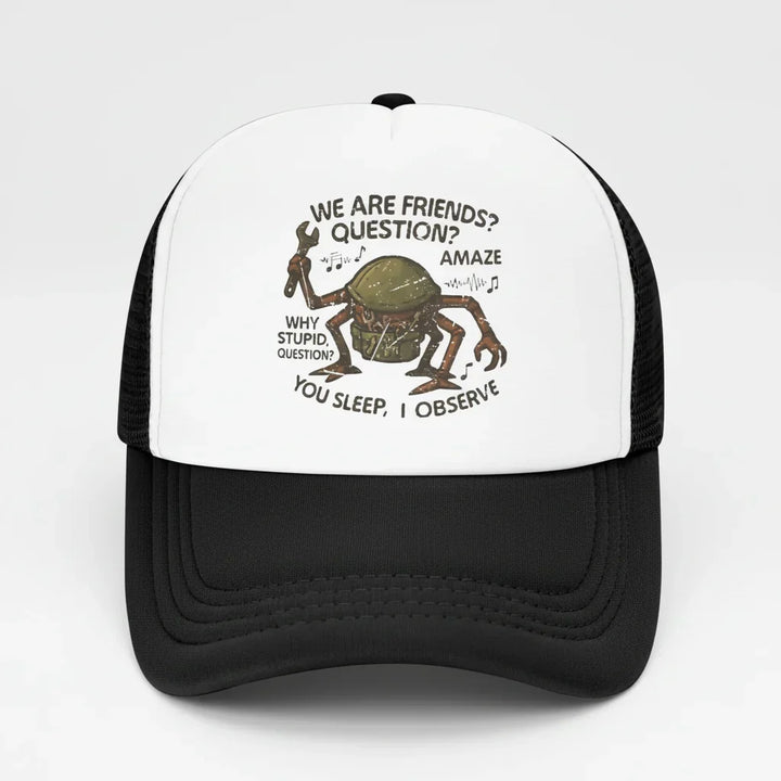 Baseball Cap Trucker Hat Mesh Adjustable Snapback Project Rocky