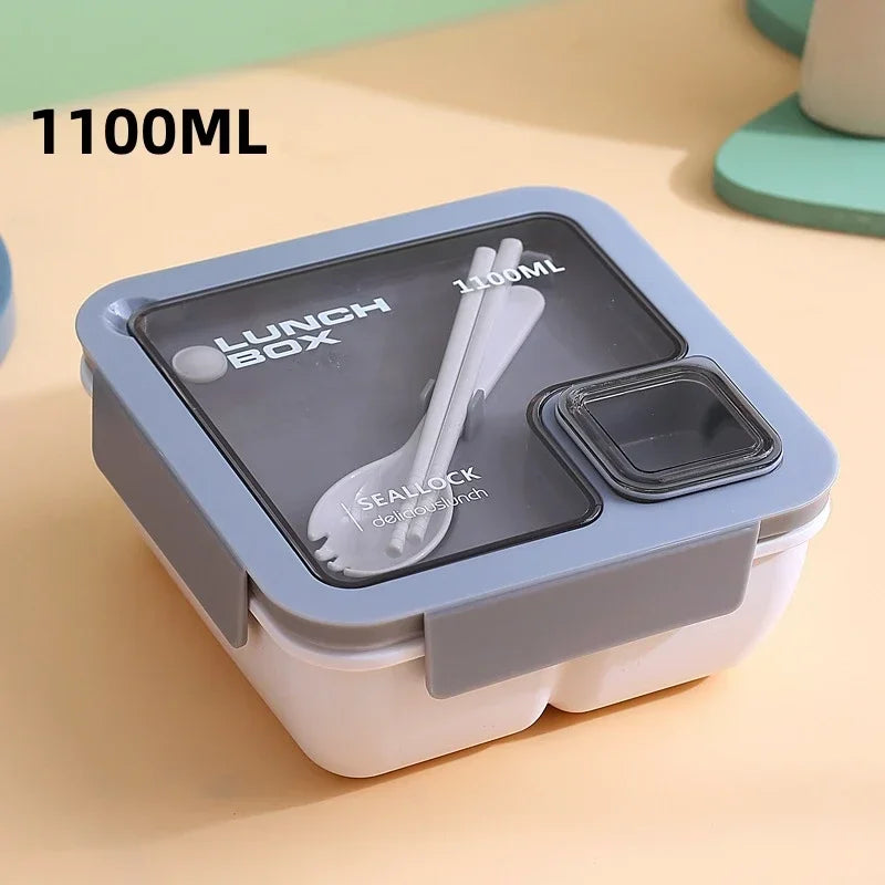 BentoGo Lunch Box | Portable Leak-Proof Bento with Cutlery – Microwave &amp; Dishwasher Safe