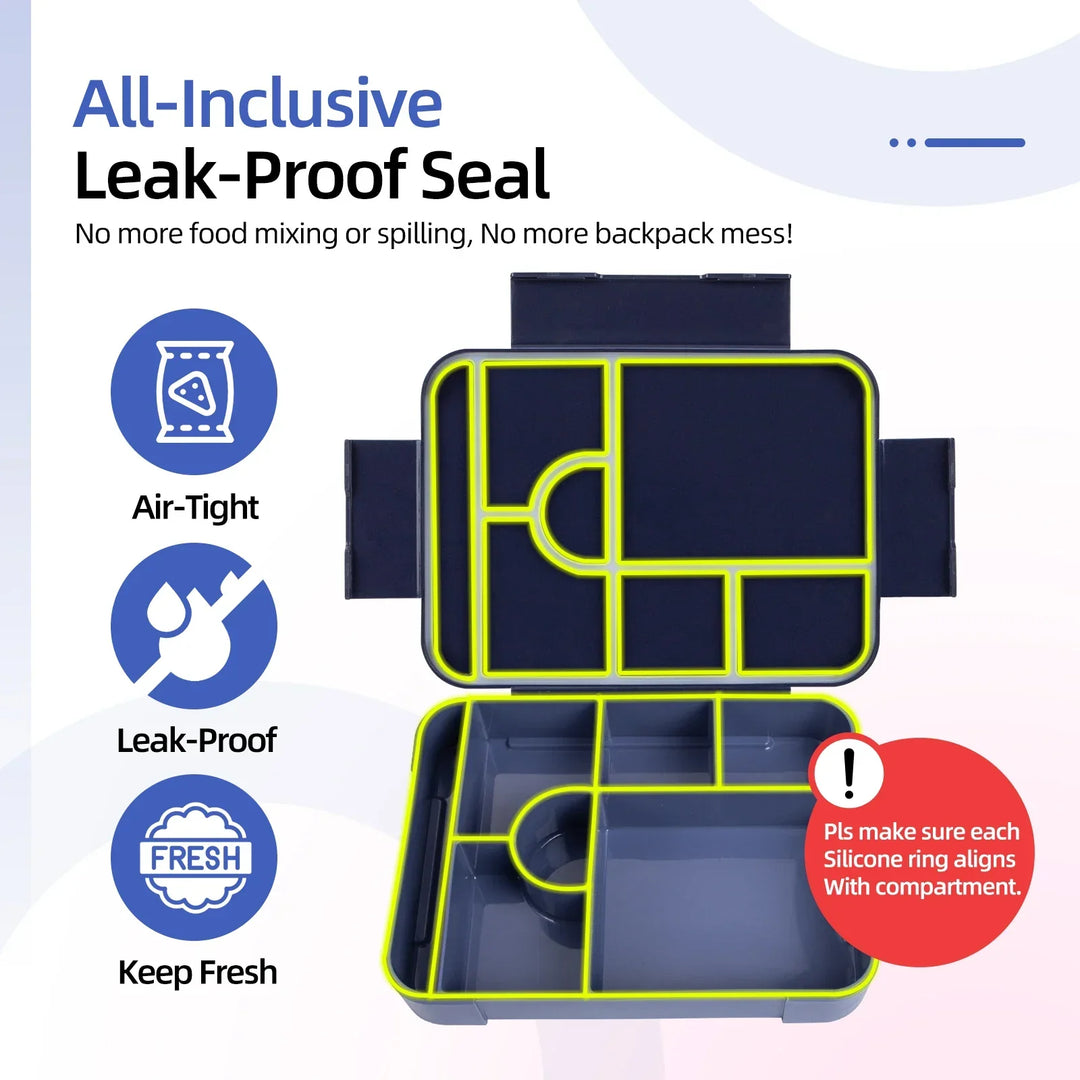 BentoMax | 1330ml Large Capacity Leak-Proof Bento Lunch Box – Microwave &amp; Portable Food Container