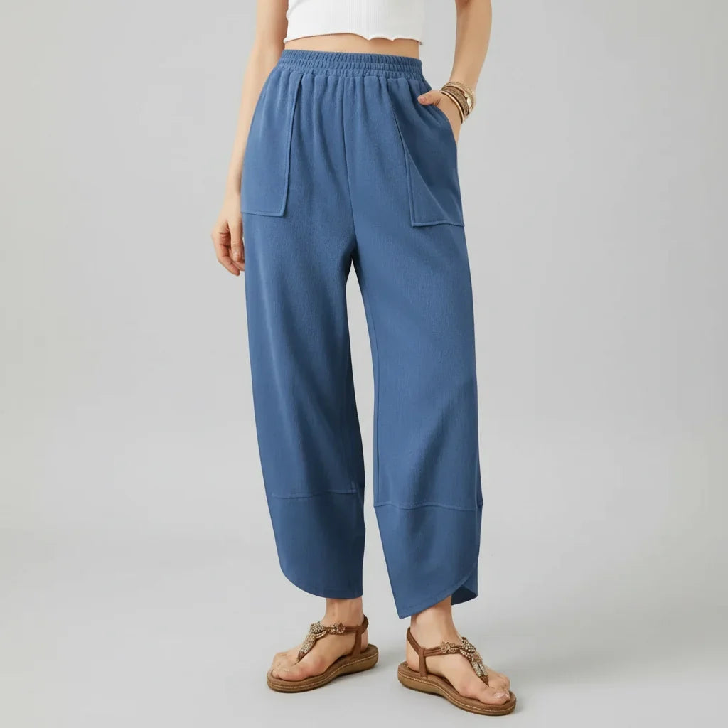 Women Pants Casual Loose Fit Straight Leg Lightweight Summer Pants