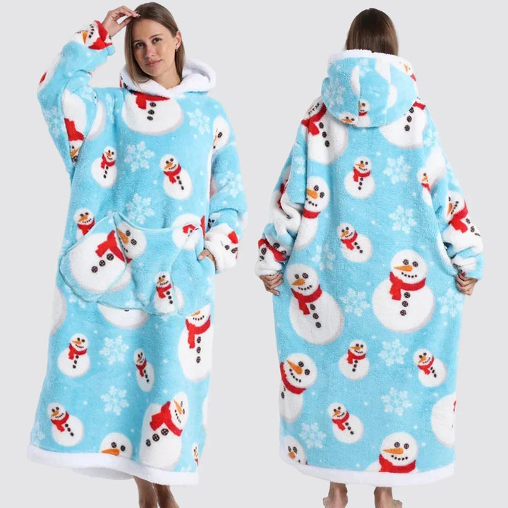 Blanket Hoodie Oversized Wearable Hooded Blanket Adult