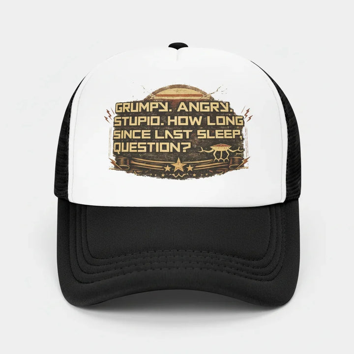 Baseball Cap Trucker Hat Mesh Adjustable Snapback Project Rocky