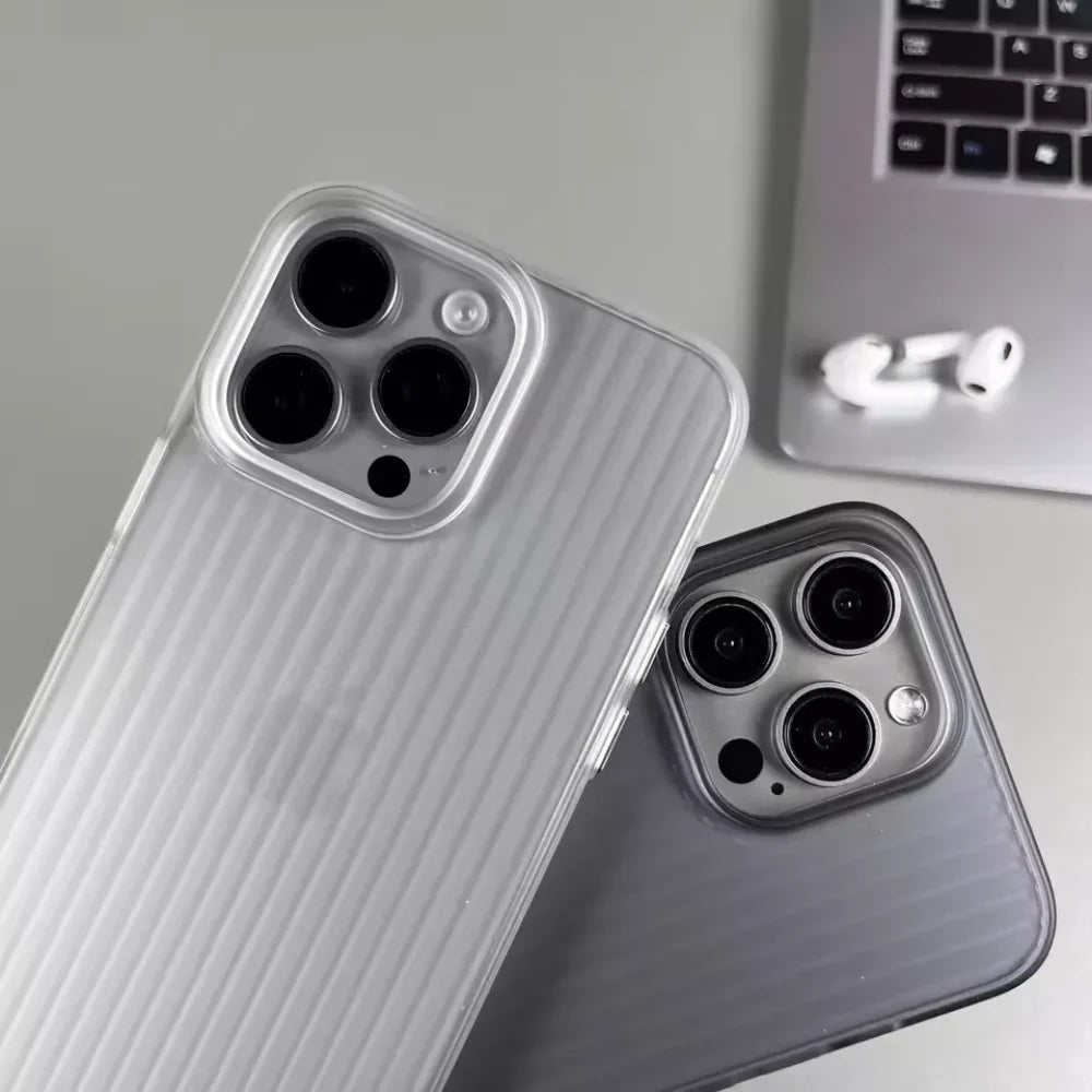 Phone Case Ribbed Hard Shell Protective Cover Design