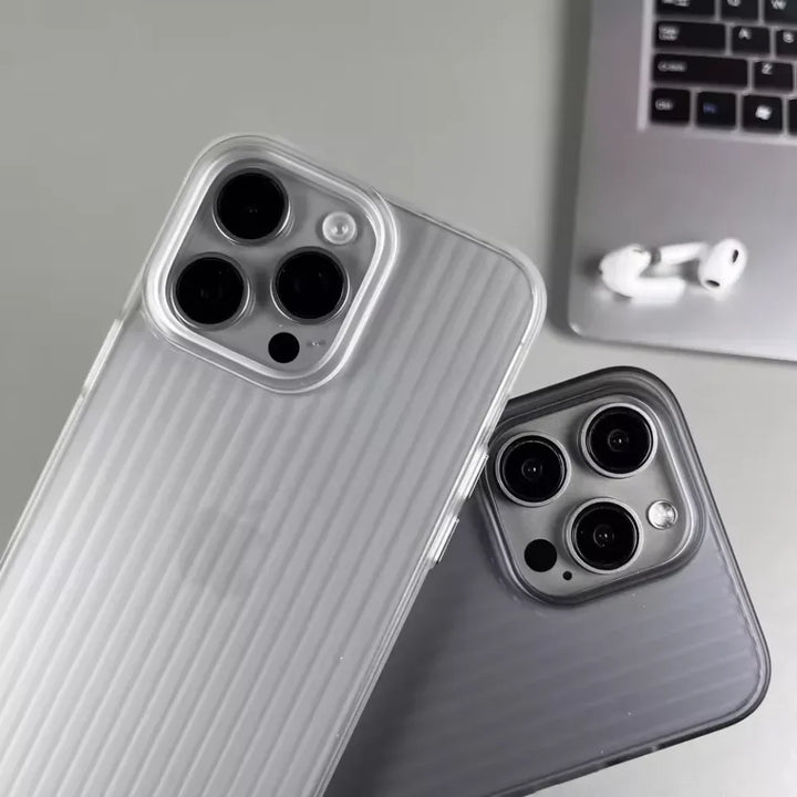 Phone Case Ribbed Hard Shell Protective Cover Design