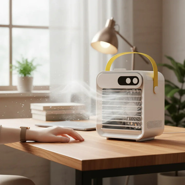 Portable Air Conditioner Mini Mist Humidifier Cooling Fan