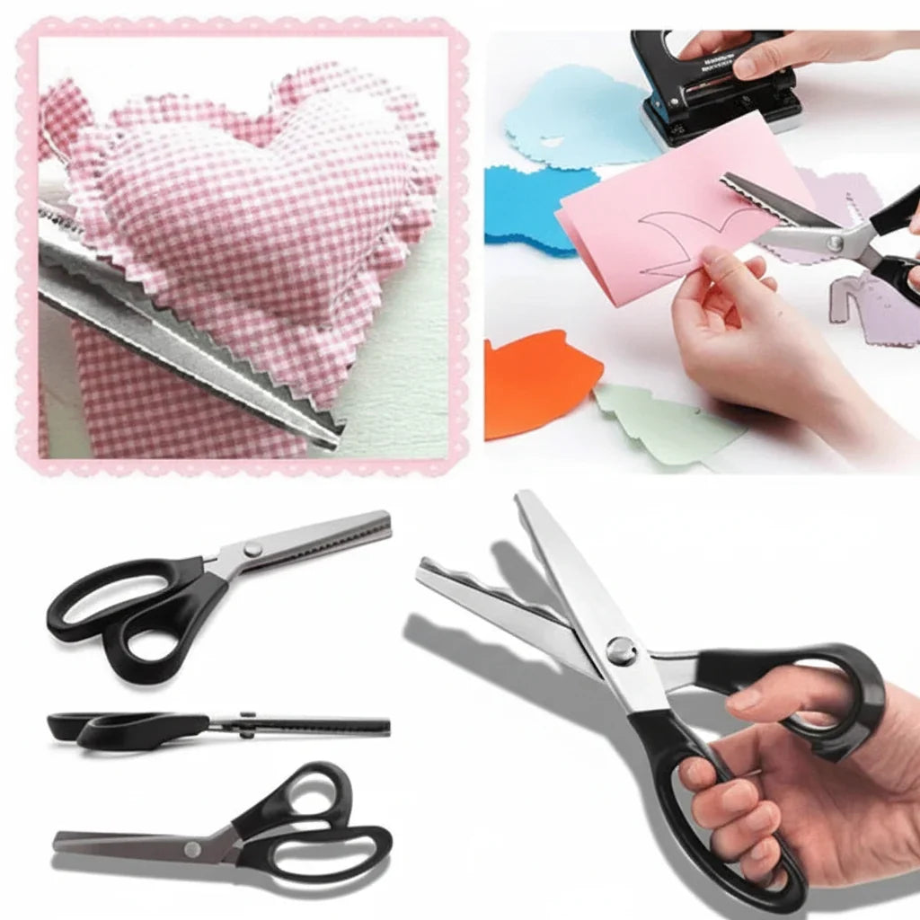 Pinking Shears Fabric Scissors Stainless Steel Sewing Crafts
