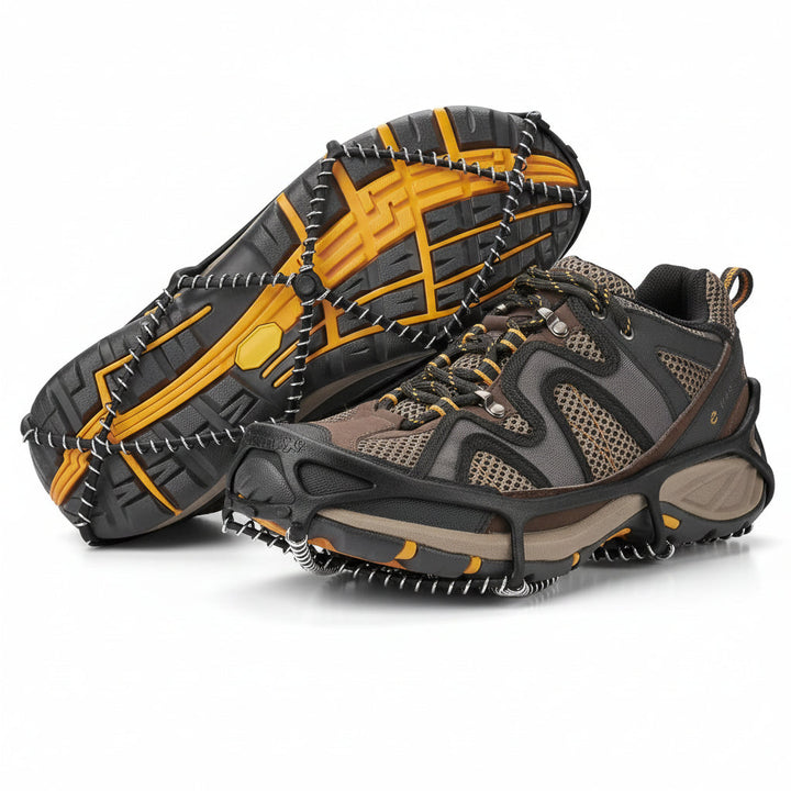 Ice Cleats Traction Spikes Shoes Steel Coil Anti Slip Grips