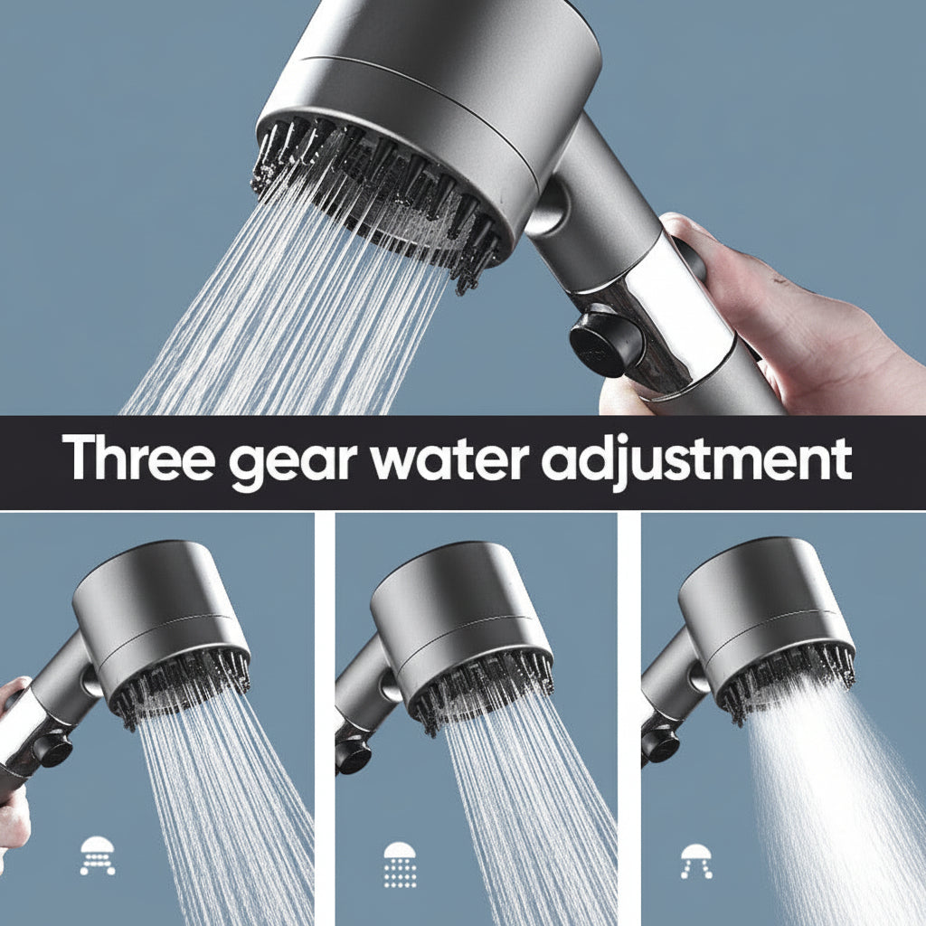 Shower Head High Pressure Handheld Filtered Water Spray