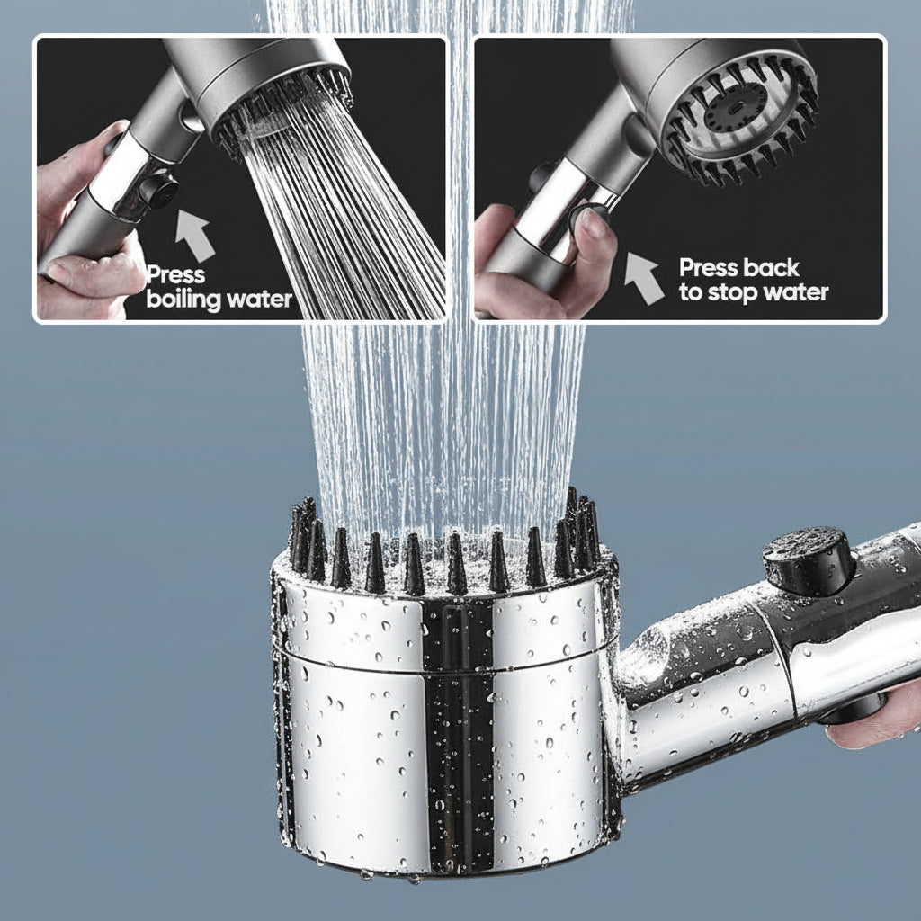 Shower Head High Pressure Handheld Filtered Water Spray