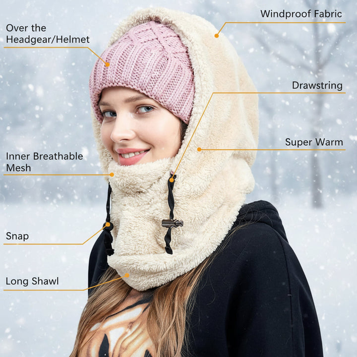 Ski Mask Fleece Balaclava Windproof Winter Face Cover