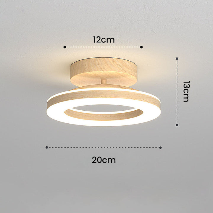 Acrylic Round LED Ceiling Light | Modern Hallway &amp; Entrance Fixture