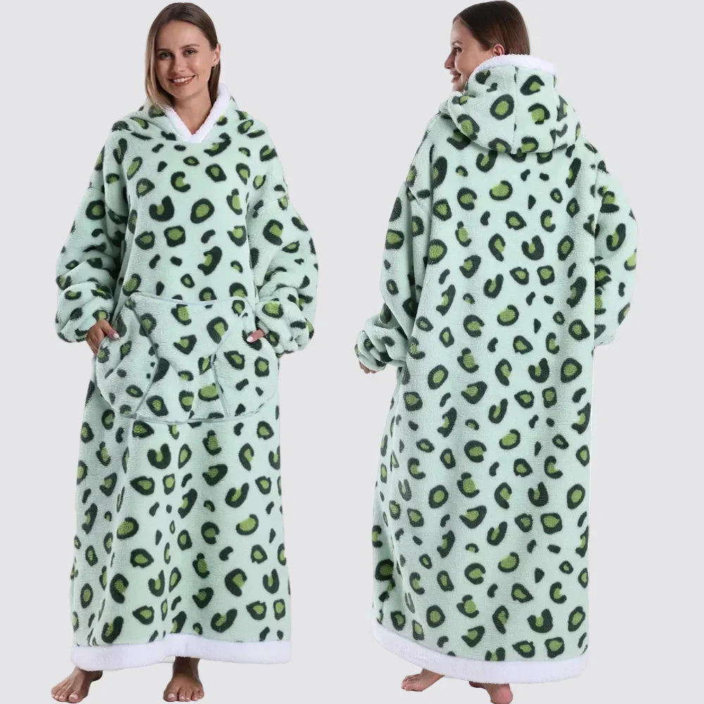 Blanket Hoodie Oversized Wearable Hooded Blanket Adult