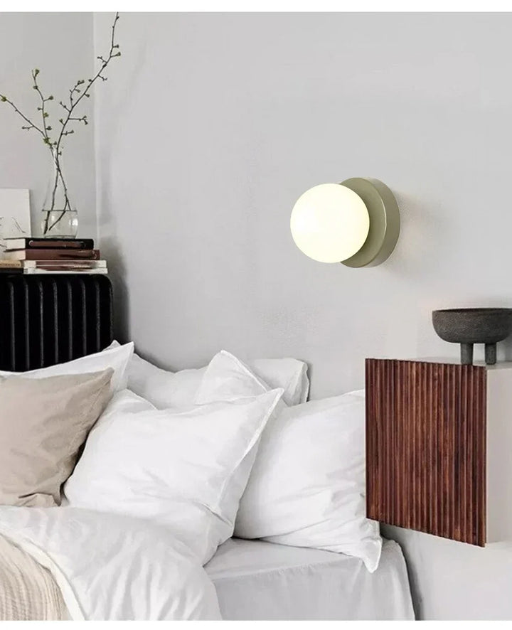 Macaron LED Wall Lamp | Modern colored Glass Sconce