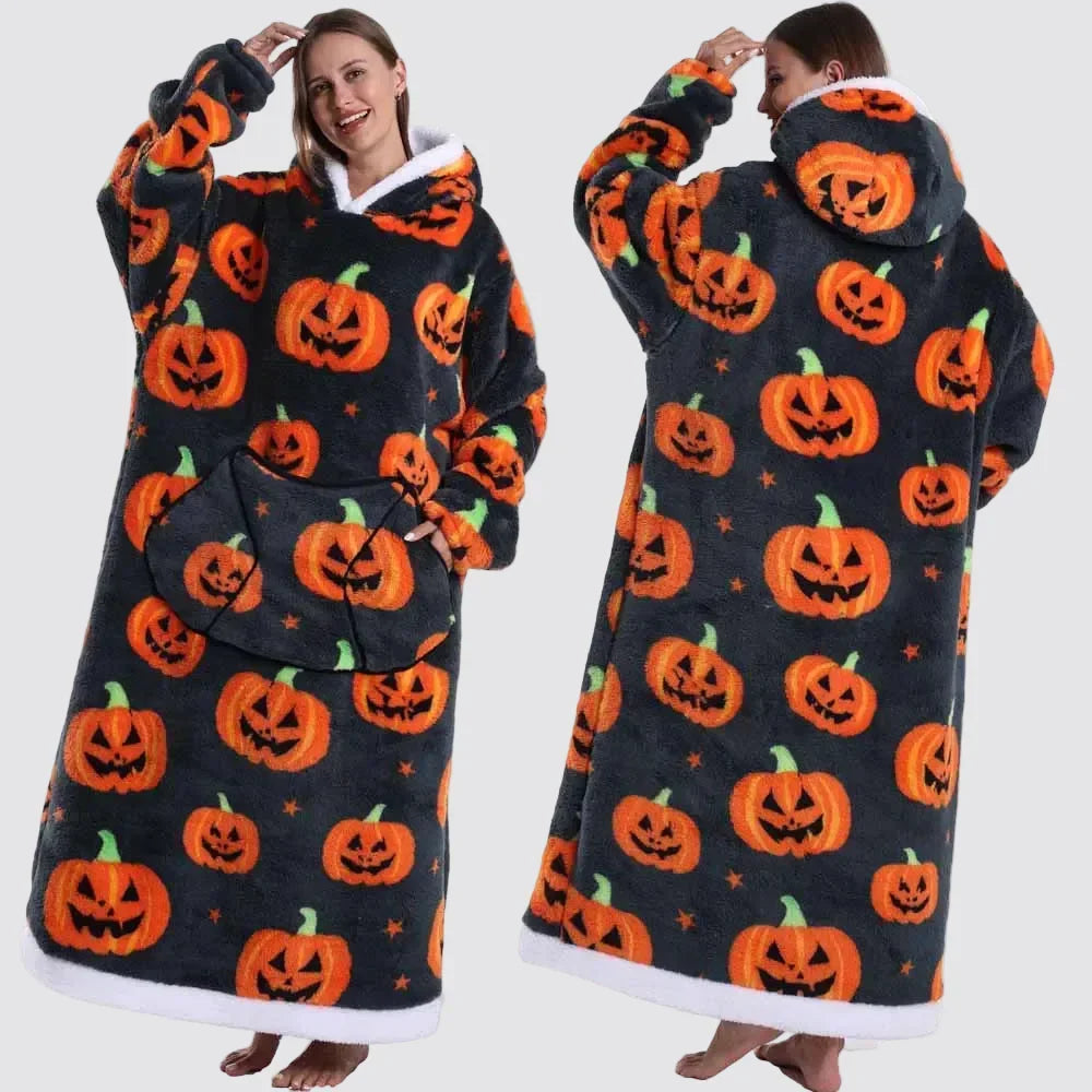 Blanket Hoodie Oversized Wearable Hooded Blanket Adult