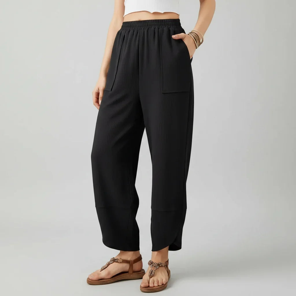 Women Pants Casual Loose Fit Straight Leg Lightweight Summer Pants